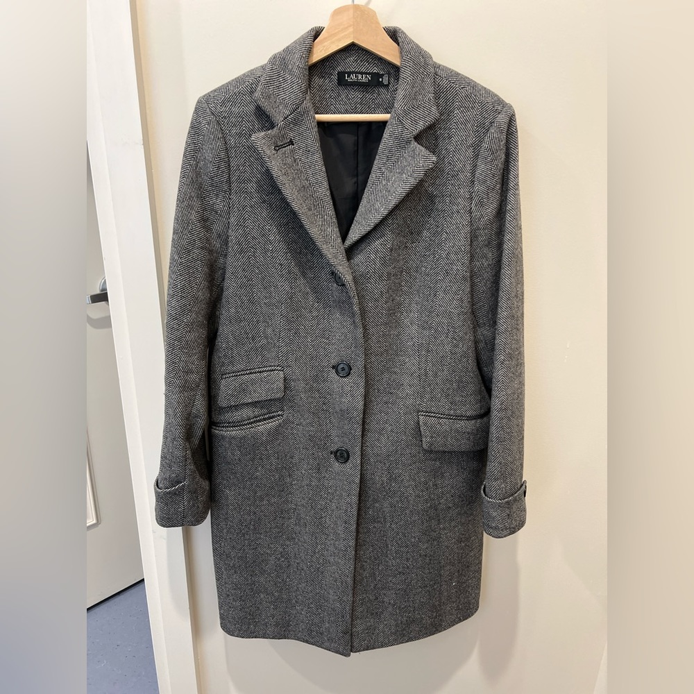 Ralph Lauren herringbone coat